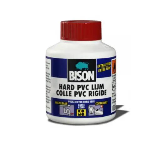 Bison hard pvc lijm 100 ml