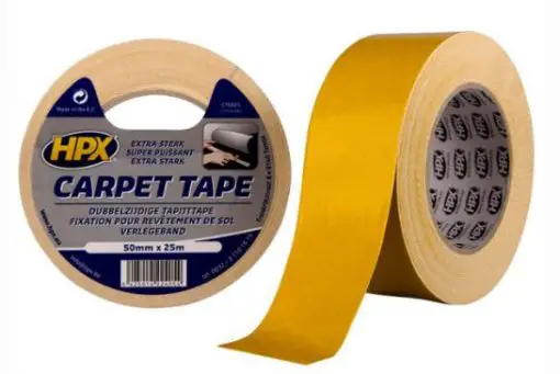 HPX Tapijttape 50MM 25M Dubbelzijdig
