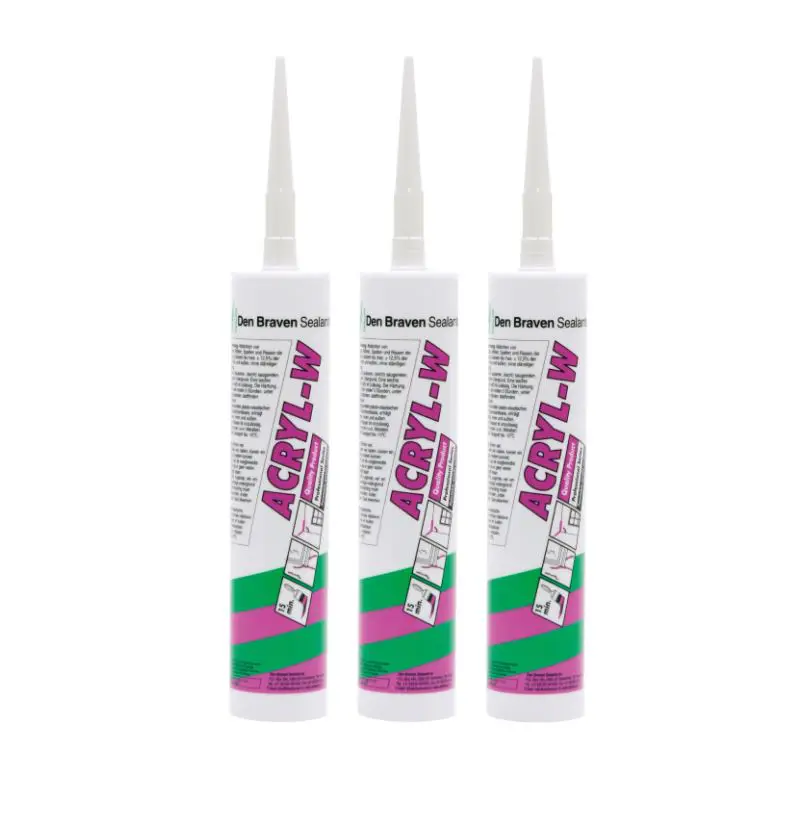 Acrylaatkit Zwaluw Den Braven Acryl-W wit 310ML koker