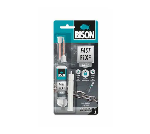 Bison Fast Fix metal tweecomponentenlijm