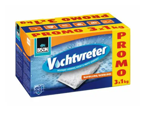 Bison Vochtvreter navulling 3×450 gram