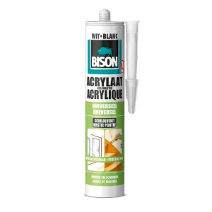 Bison acrylaatkit wit 300 ML