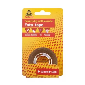 Deltafix Foto-tape tweezijdig zelfklevend 12 mm 10 meter