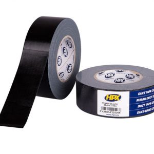 HPX duct tape 2200 zwart 48mm 50 meter