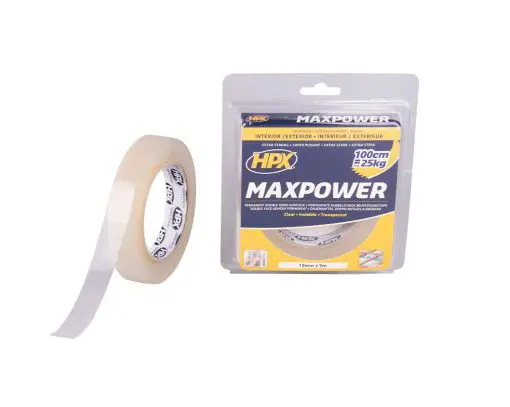 HPX Max Power transparant 19mm x 5 meter