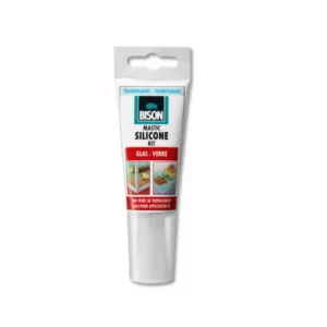 Bison siliconenkit glas transparant 60 ML
