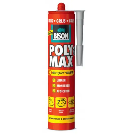 Bison Poly Max Express grijs 425 gram